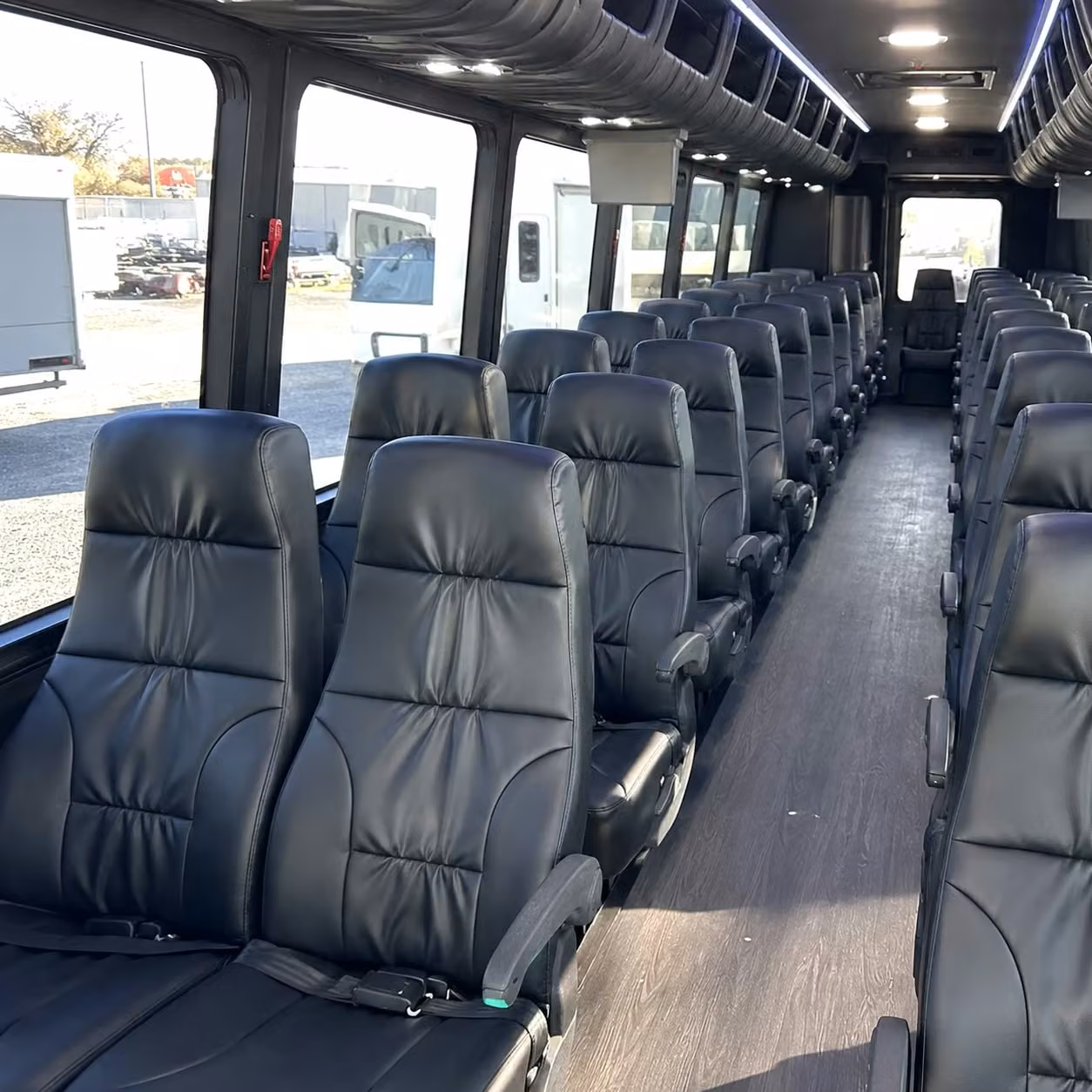 28 passenger minibus inside