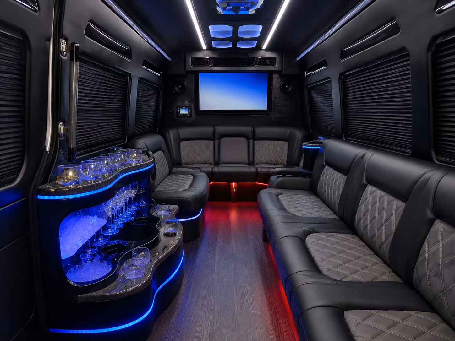 sprinter limousine inside